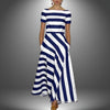 Aniyah | Maxi-Kleid Elegant Gestreift