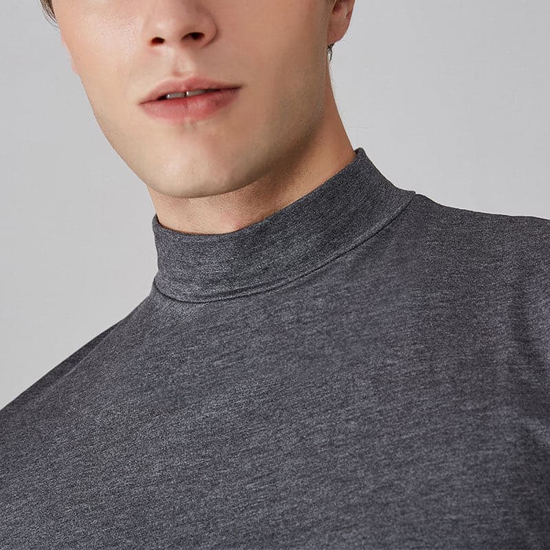 Vihaan | Hochgeschlossenes Slim-Fit-T-Shirt für Herren