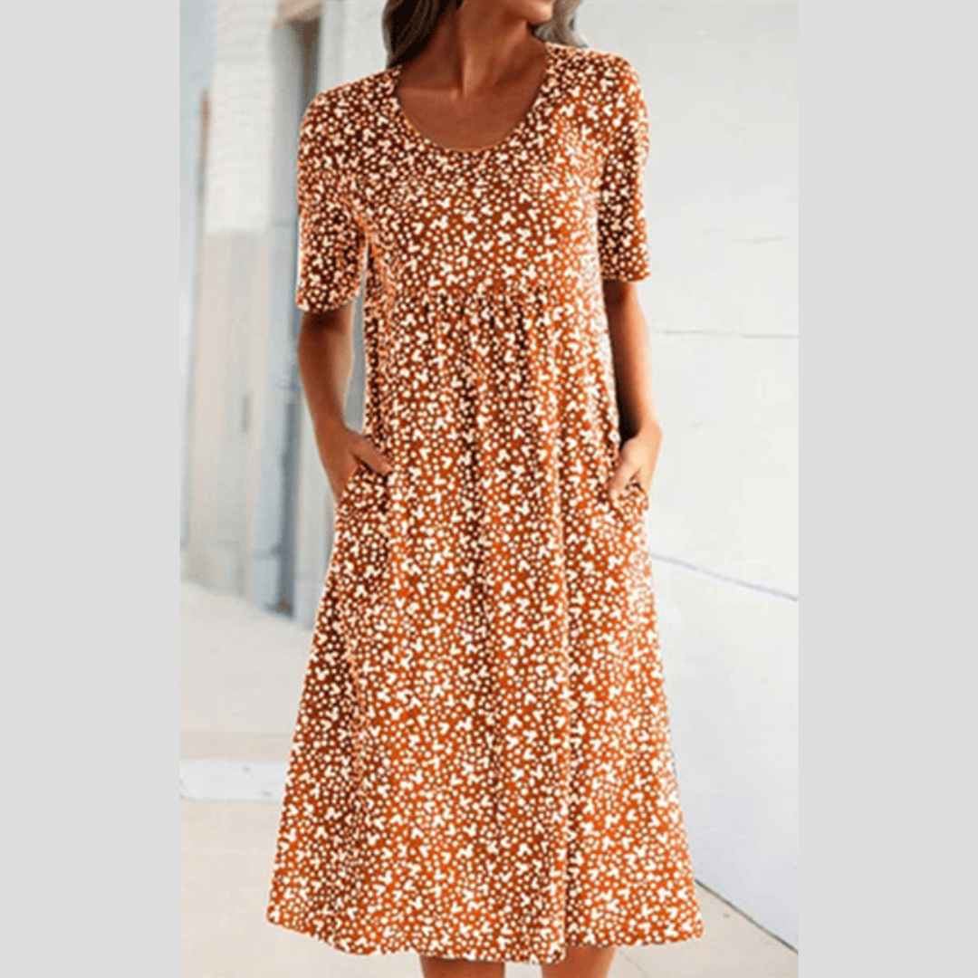 Zachariah | Elegantes Midikleid mit Blumenmuster