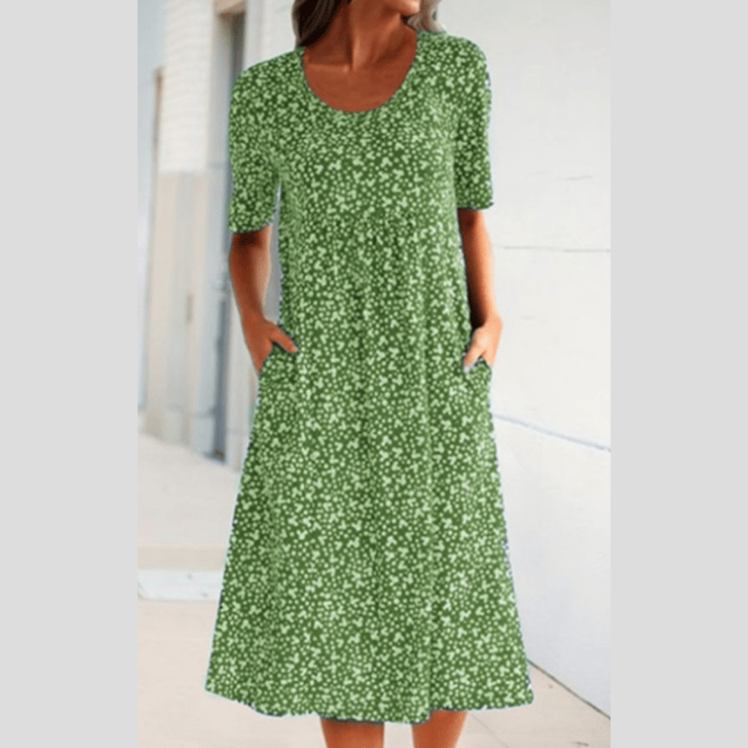Zachariah | Elegantes Midikleid mit Blumenmuster
