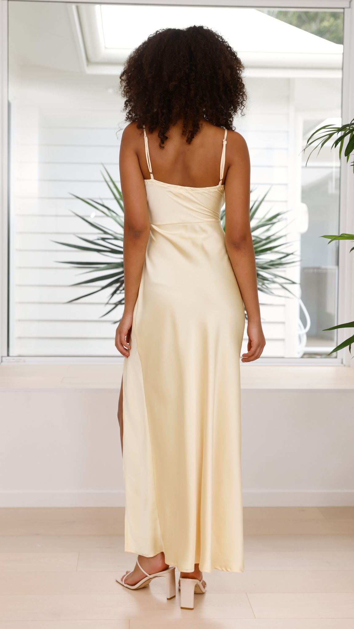 Stephanie | Ilana Maxikleid - Gelb