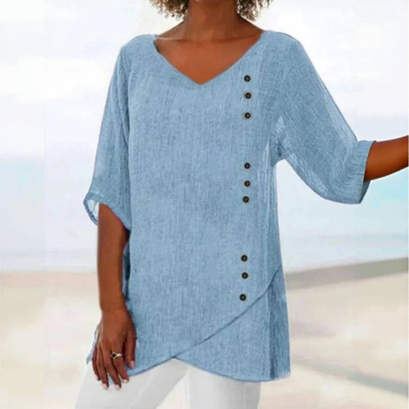 Maryann | Lässige Unregelmäßige Bluse