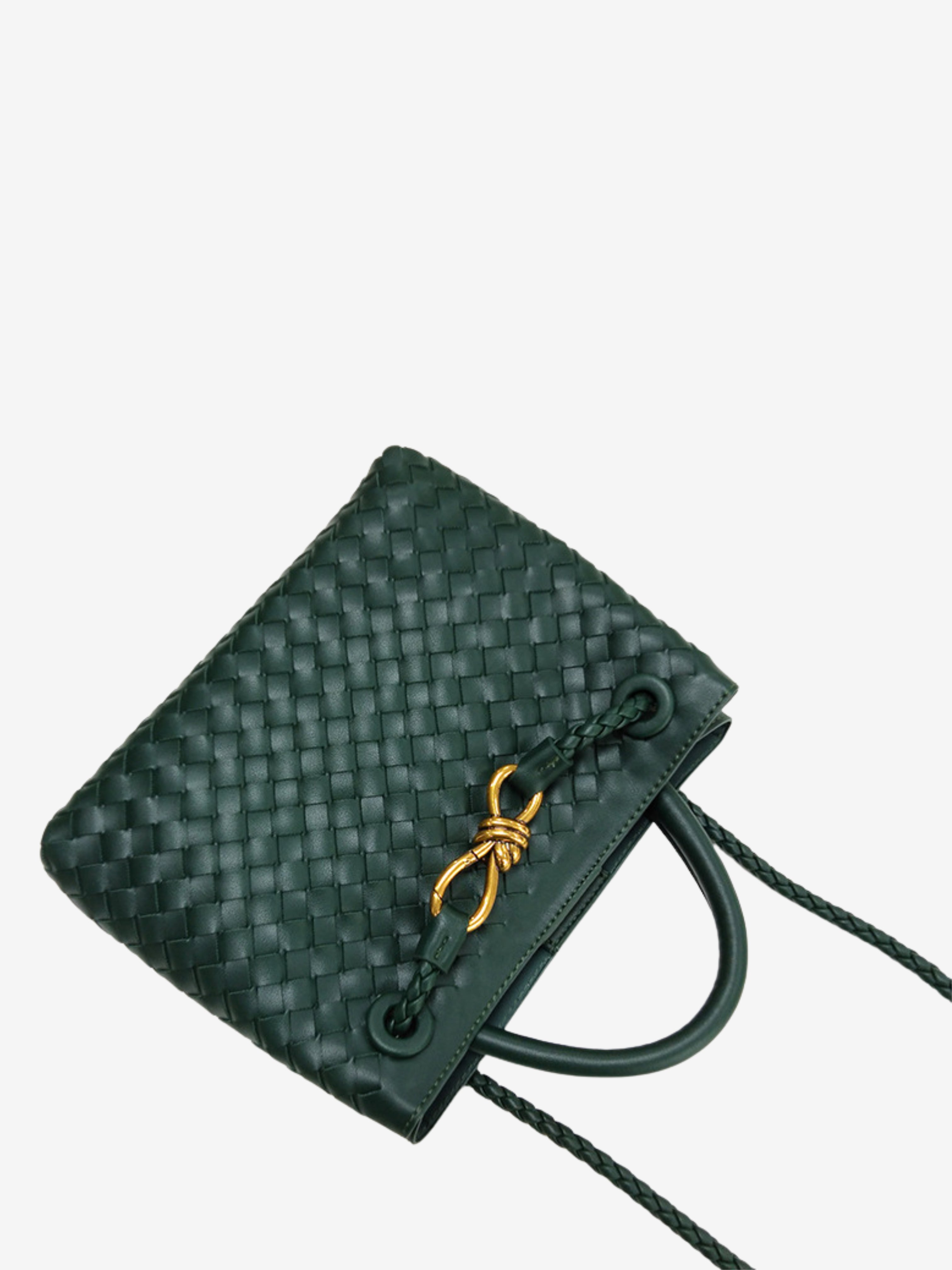 Sabine | Kleine Geflochtene Tasche aus Veganem Leder