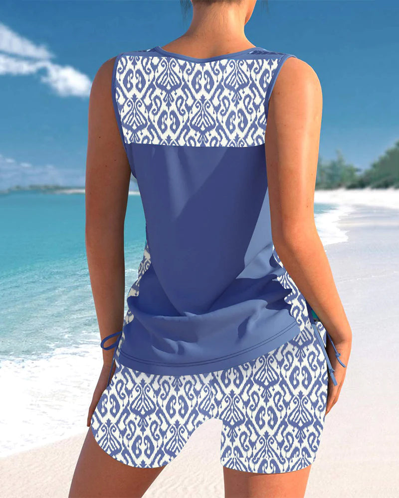 Evelyn | Trendiges Tankini-Badeanzug