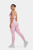 Xiomara | SculptV2 Rippen-Kontur-Leggings - Pilates Pink