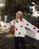Bridget | Modell 'All Hearts' Oversized Pullover