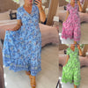 Tate | Kleid mit Blumenmuster und V-Ausschnitt