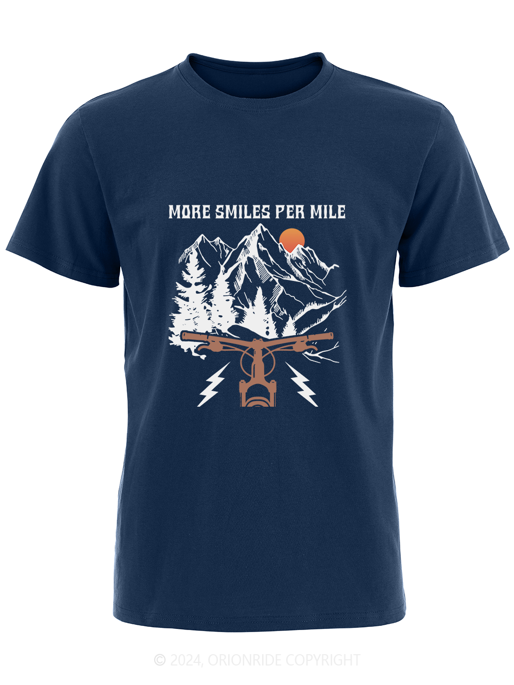 Tatum | Orionride Kurzarm Mehr Lächeln pro Meile Fahrrad-T-Shirt