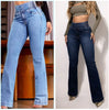 Jayiah | High-Waist Stretch-Jeans mit Schlag
