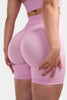 Janice | Nahtlose Sculpt Rippen-Kontur-Shorts | Pink