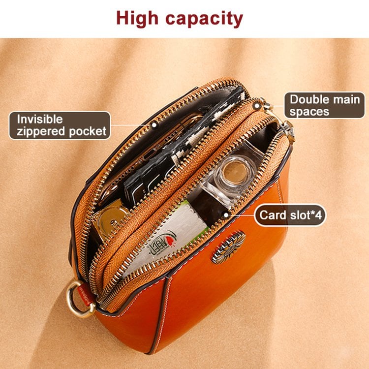 Nesha | Vertikale Crossbody-Handytasche für unterwegs