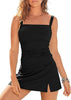 Kate | Damen Vintage Bauchkontroll-Zweiteiler Tankini Badeanzug