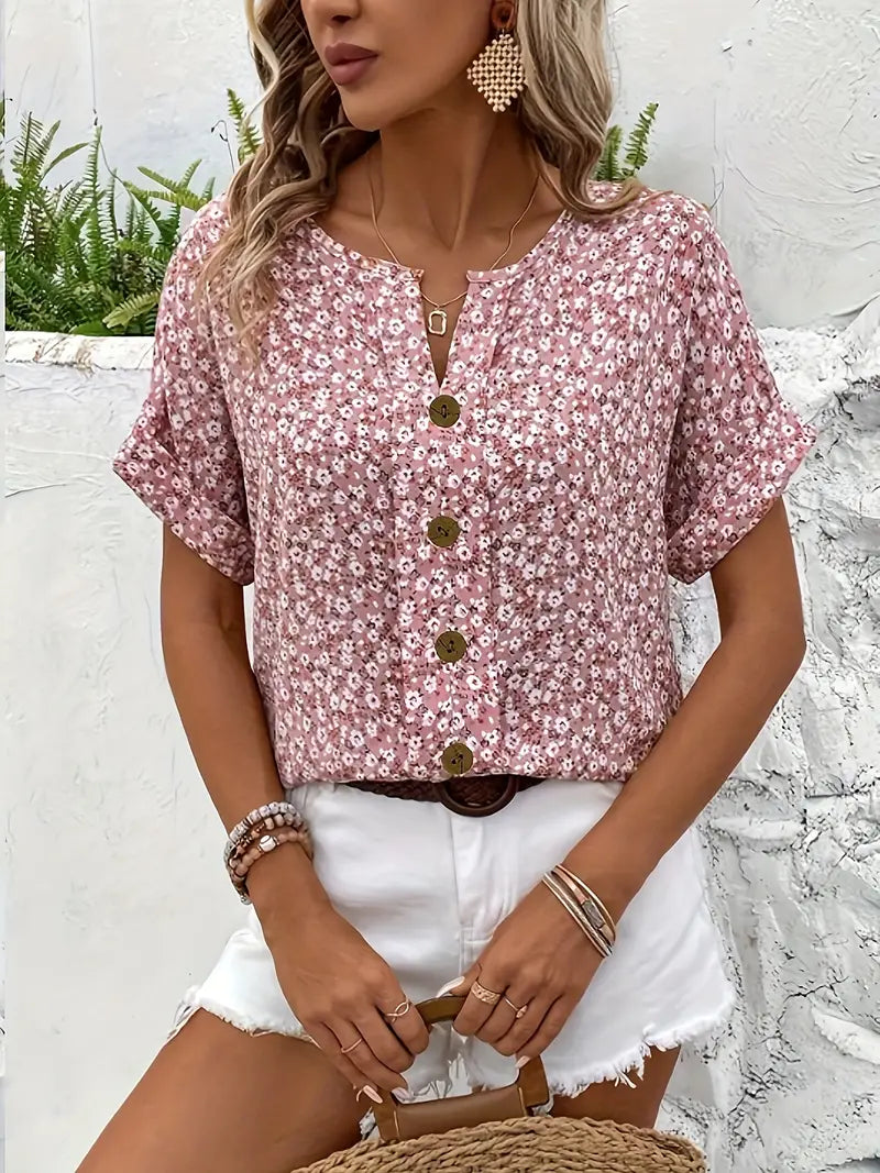 Devine | Sommerbluse Mit Knöpfen