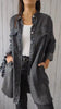 Kayla | Bequemes Denimhemd mit langem Mantel