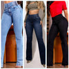 Jayiah | High-Waist Stretch-Jeans mit Schlag