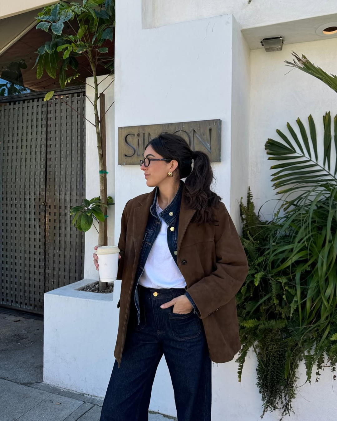 Lynda | Banbury Wildleder Blazer