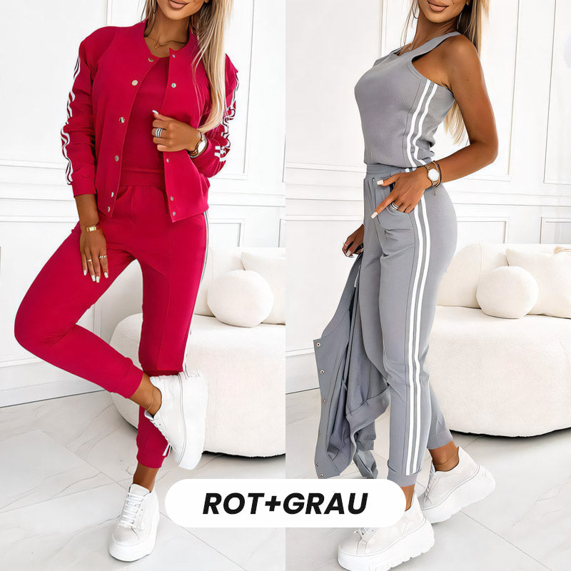 Emma | Dreiteiliges Baseball-Set für Damen