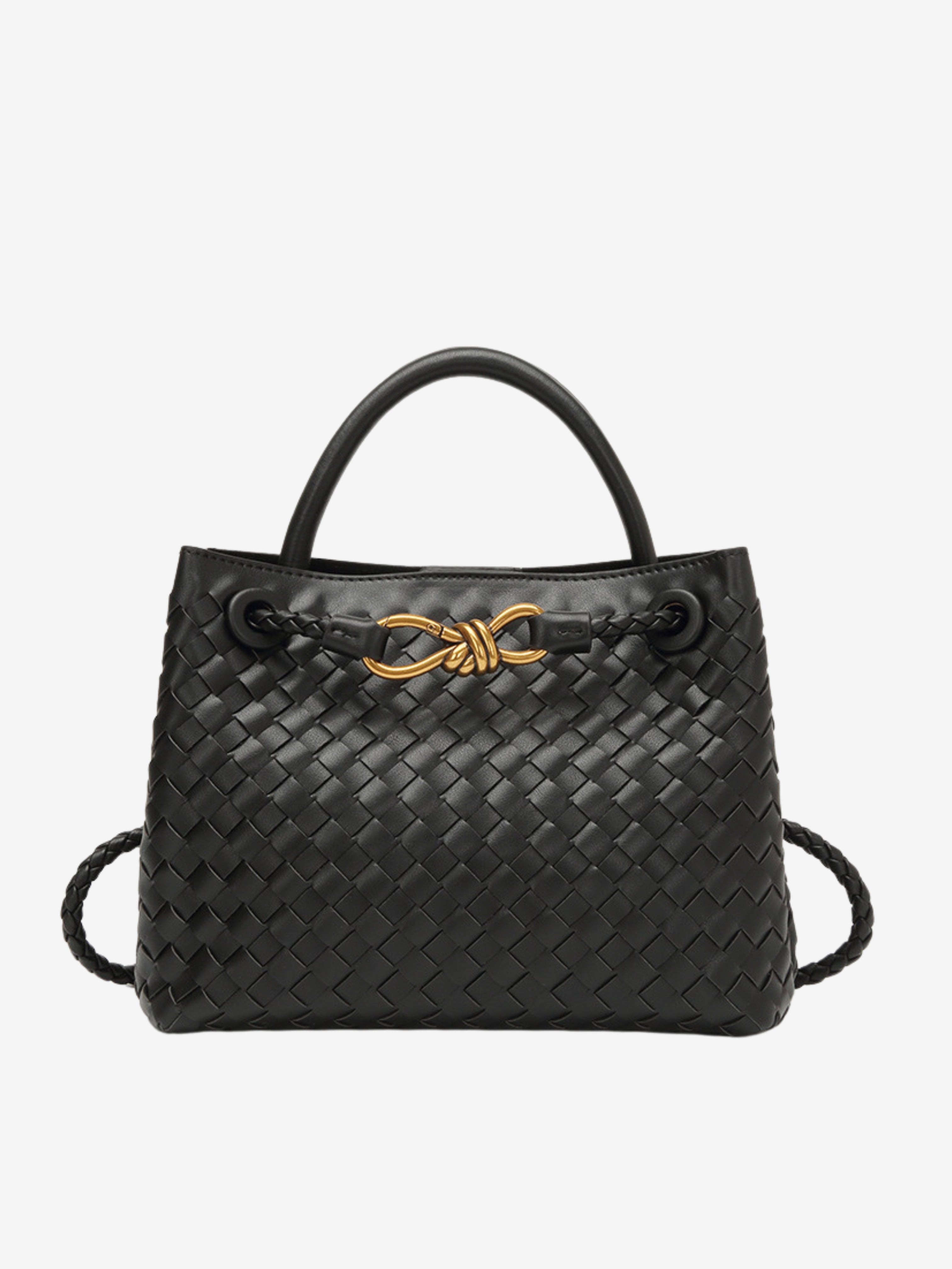 Sabine | Kleine Geflochtene Tasche aus Veganem Leder