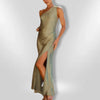 Itzel | Asymmetrisches Kleid mit Schlitz