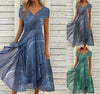 Dale | Midi-Kleid mit V-Ausschnitt
