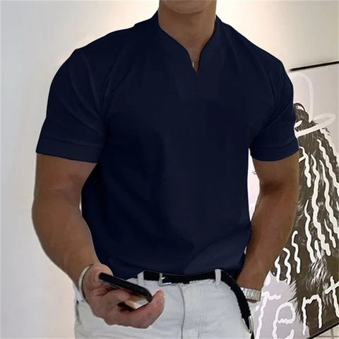 Elias | Herren Business-Fitness-T-Shirt mit kurzen Ärmeln