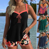 Reign | Bedruckter Badeanzug-Oberteil und Shorts-Set
