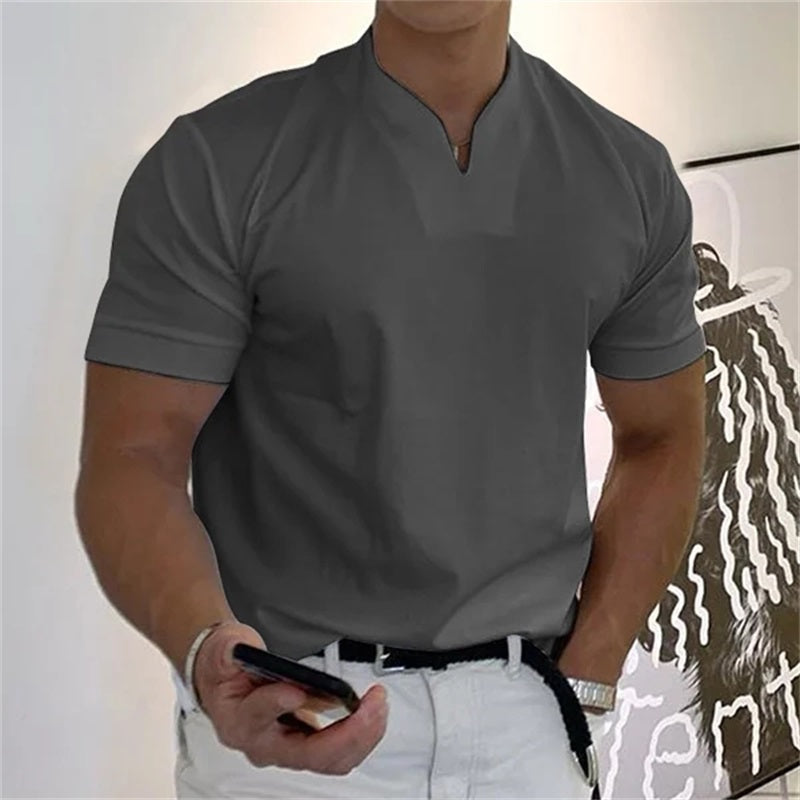 Elias | Herren Business-Fitness-T-Shirt mit kurzen Ärmeln