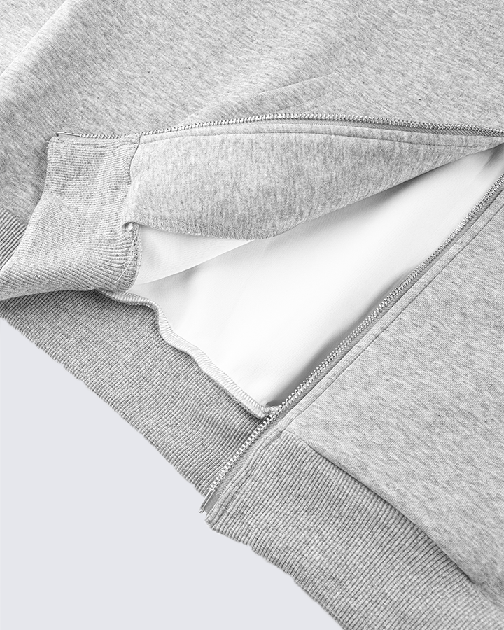 Brooklynn | Karo-gefütterter Dual-Wear Reißverschluss-Hoodie