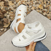 Melina | Damen-Orthopädische Sandalen mit Klettverschluss und geschlossener Zehenpartie