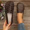Makenna | Damen-Oxford-Ballerinas mit Blumenausschnitt und orthopädischen Einlagen
