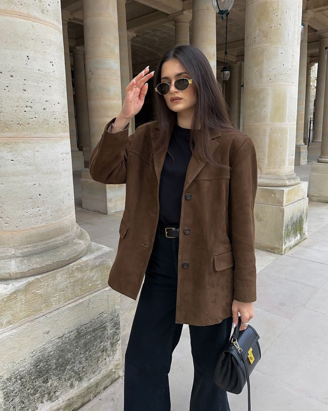 Lynda | Banbury Wildleder Blazer