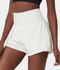 Laurel |  2-in-1-Yogashorts mit hoher Taille und Seitentaschen