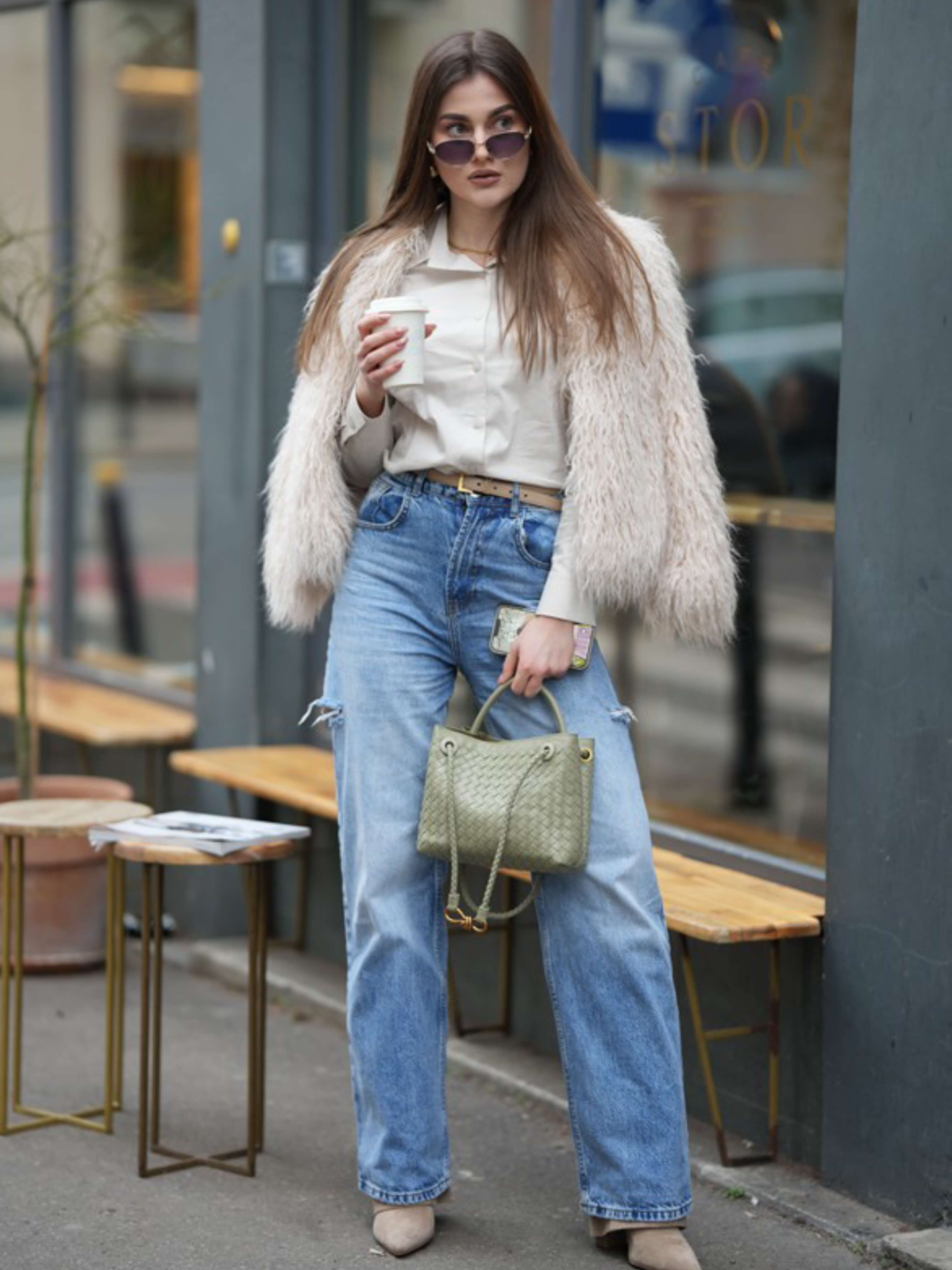 Sabine | Kleine Geflochtene Tasche aus Veganem Leder