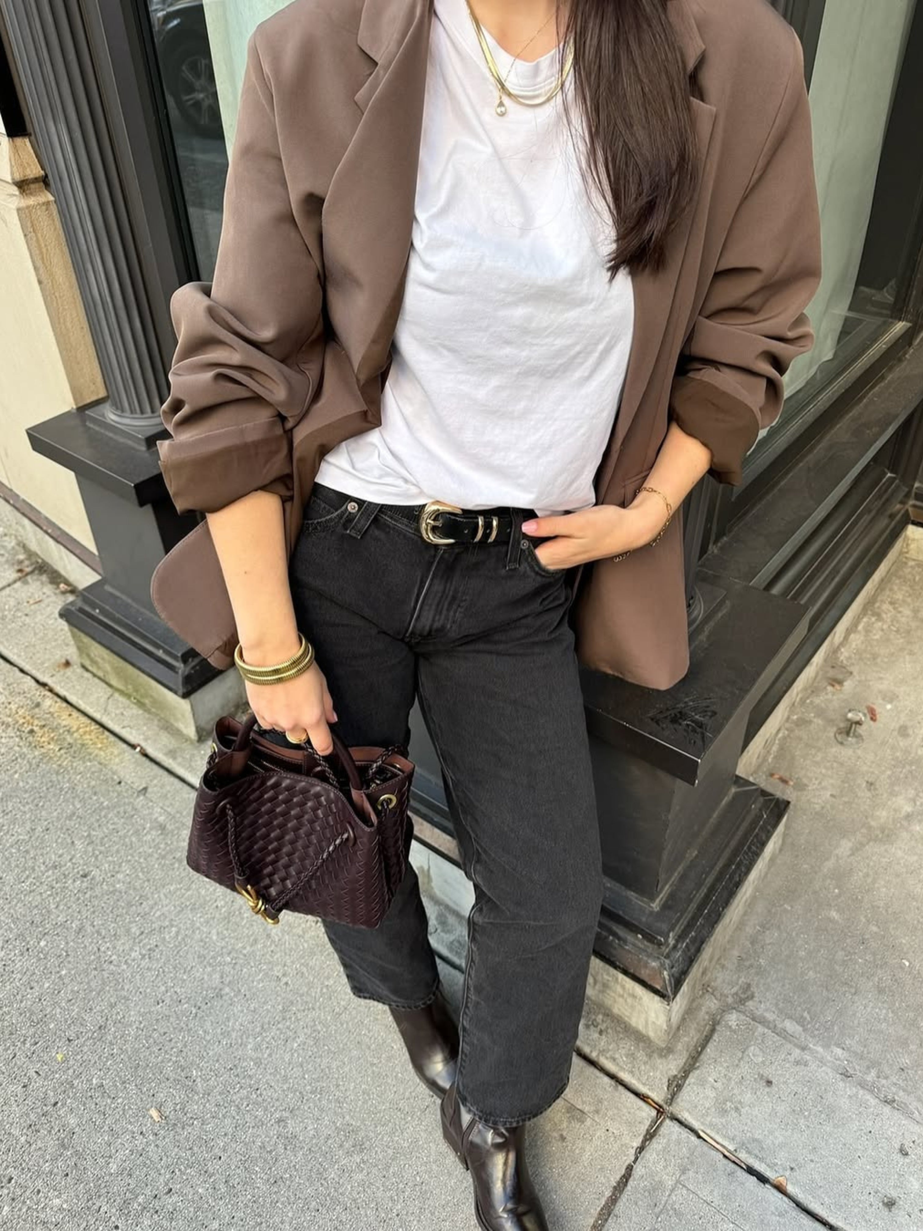 Sabine | Kleine Geflochtene Tasche aus Veganem Leder
