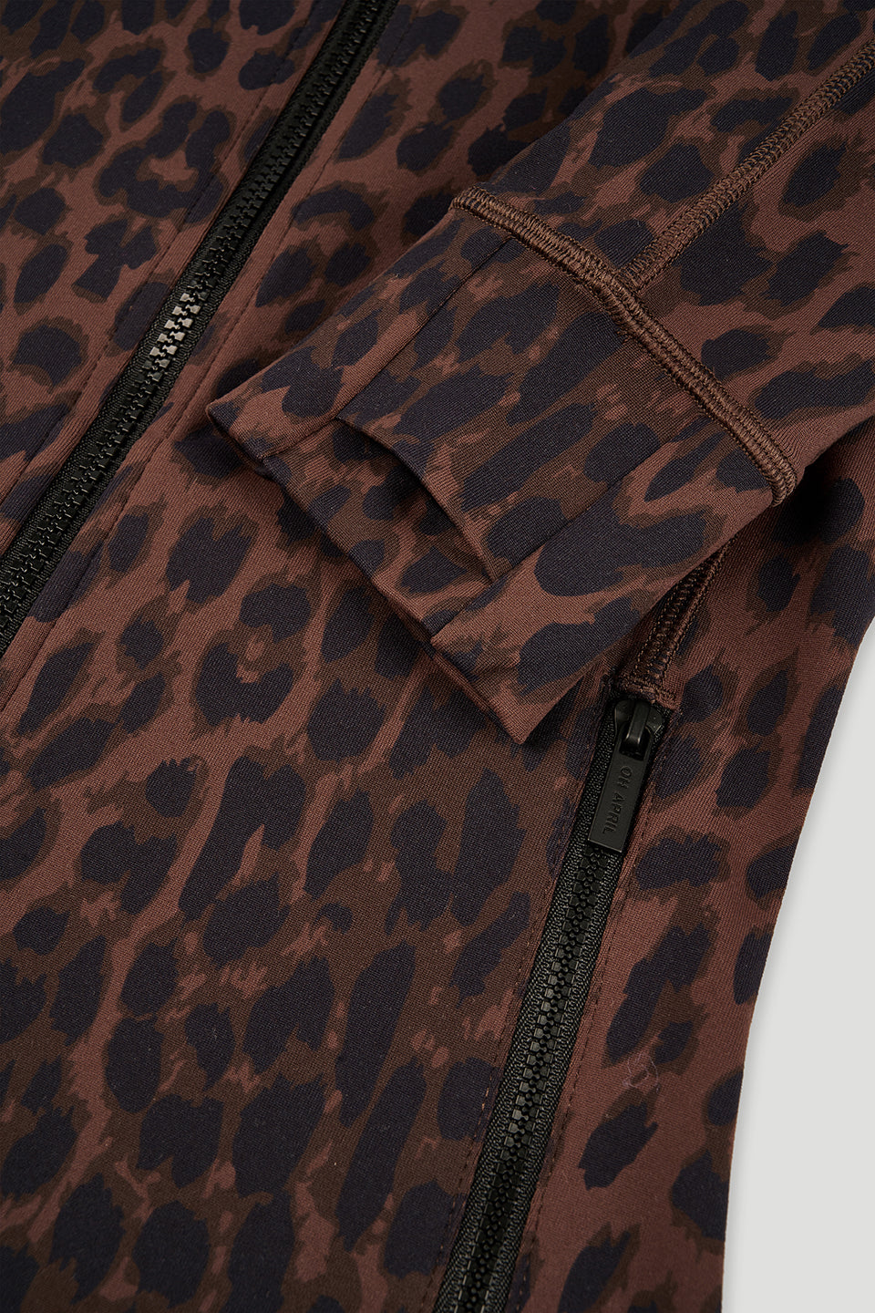 Lisette | Aspen Reißverschlussjacke Leo Mokka