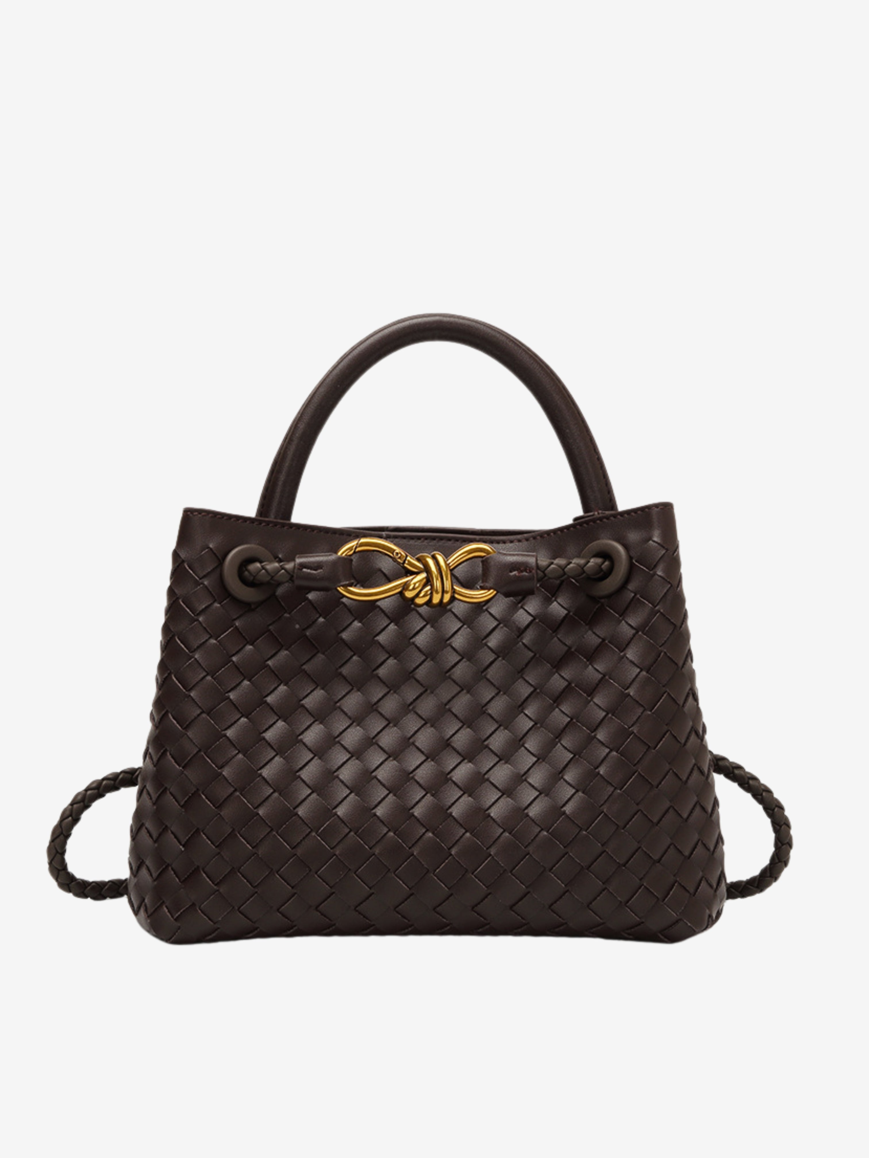 Sabine | Kleine Geflochtene Tasche aus Veganem Leder
