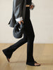 Mia | Stylische Freizeit Schlitzhose mit geradem Bein