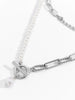 Eleganz trifft Glamour | Perle Saturn Halskette