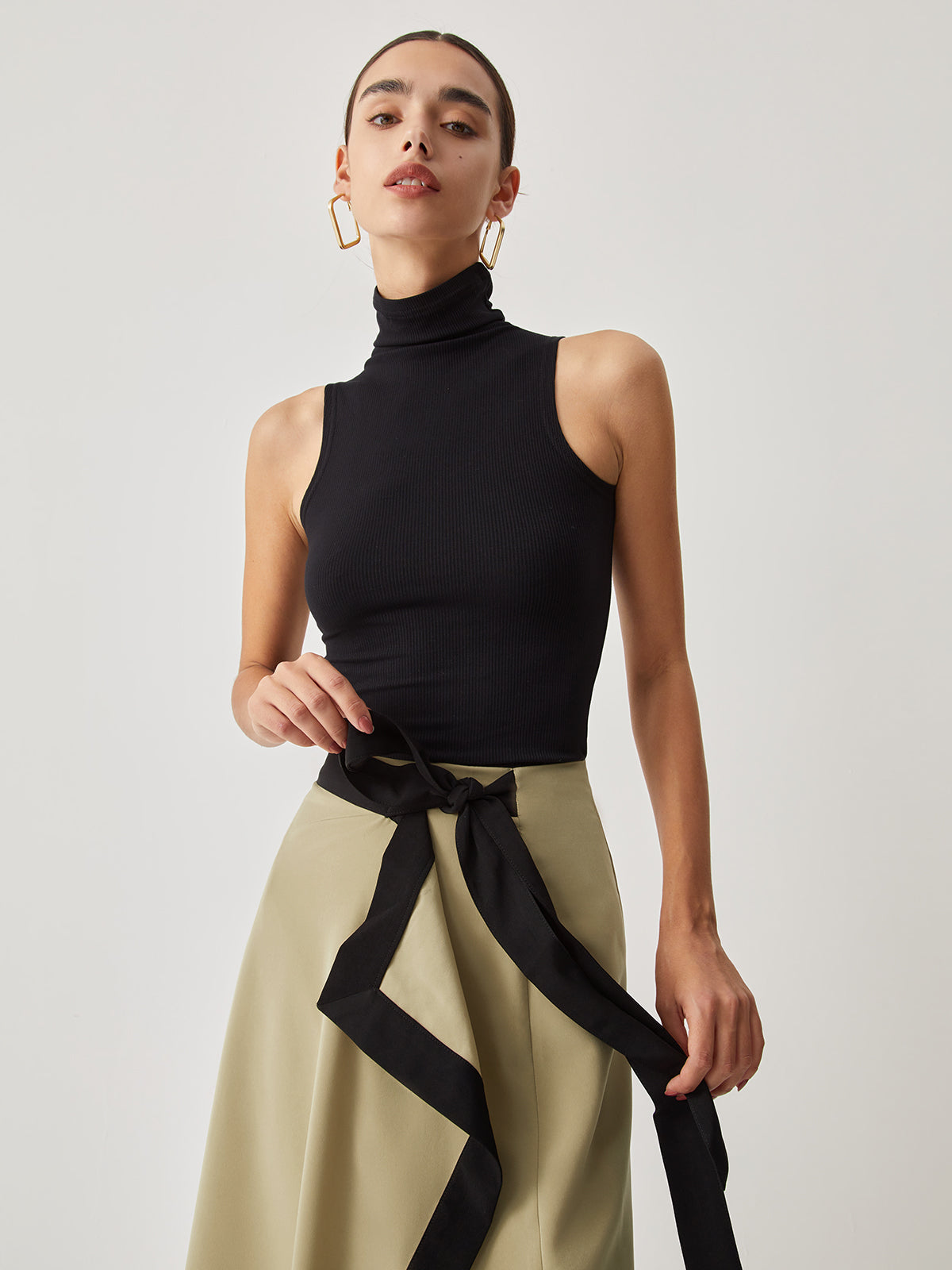 Lena | Stilvoller Rippen-Rollkragenpullover