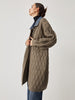Lena | Elegante Diamantstich-Strickjacke mit langem Ausschnitt