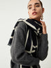 Juliane | Geometrisch gemusterter Wollmix Schal