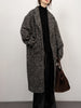 Clara | Eleganter Tweed-Boucle-Wollmantel