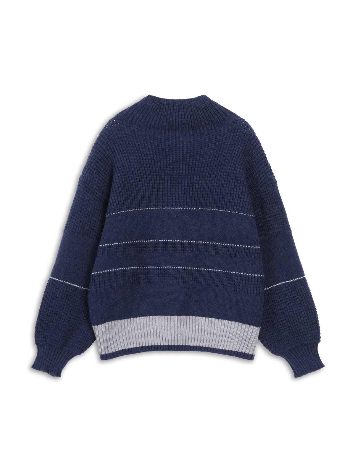 Max | Eleganter Pullover mit offenem Kragen und Knopfleiste