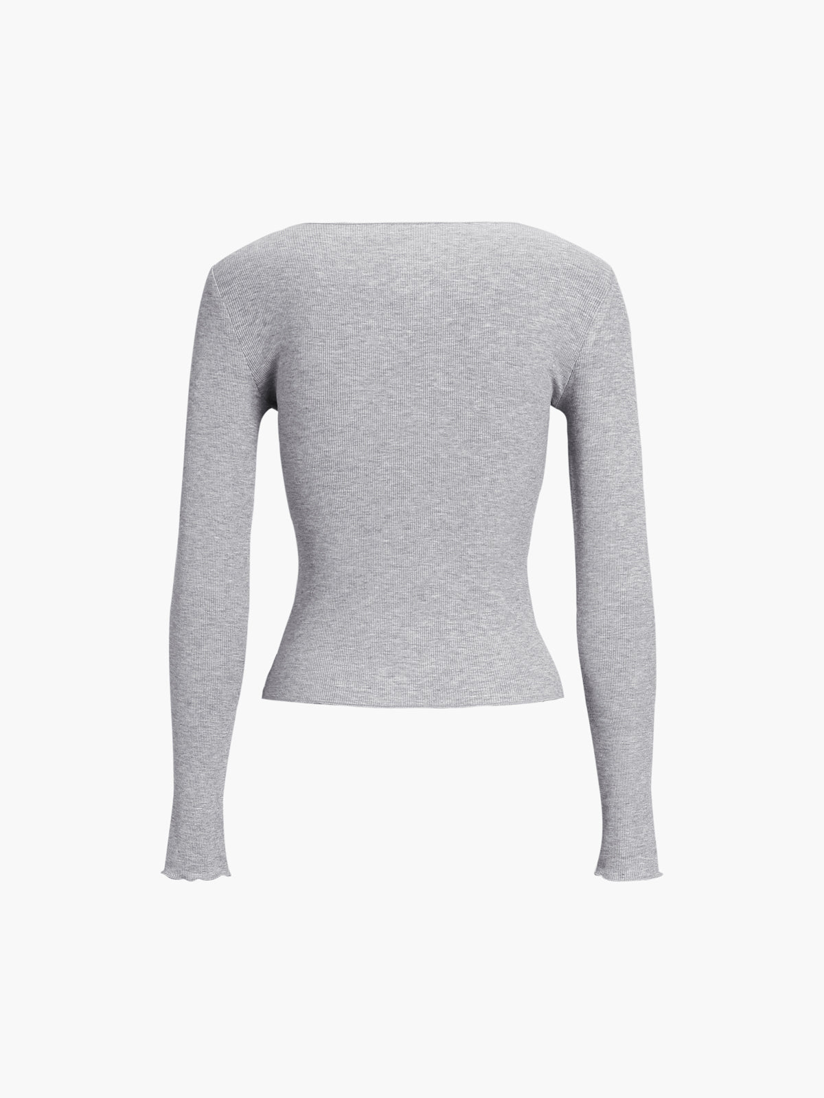 Clara | Elegantes Langarm-Top mit Paspel