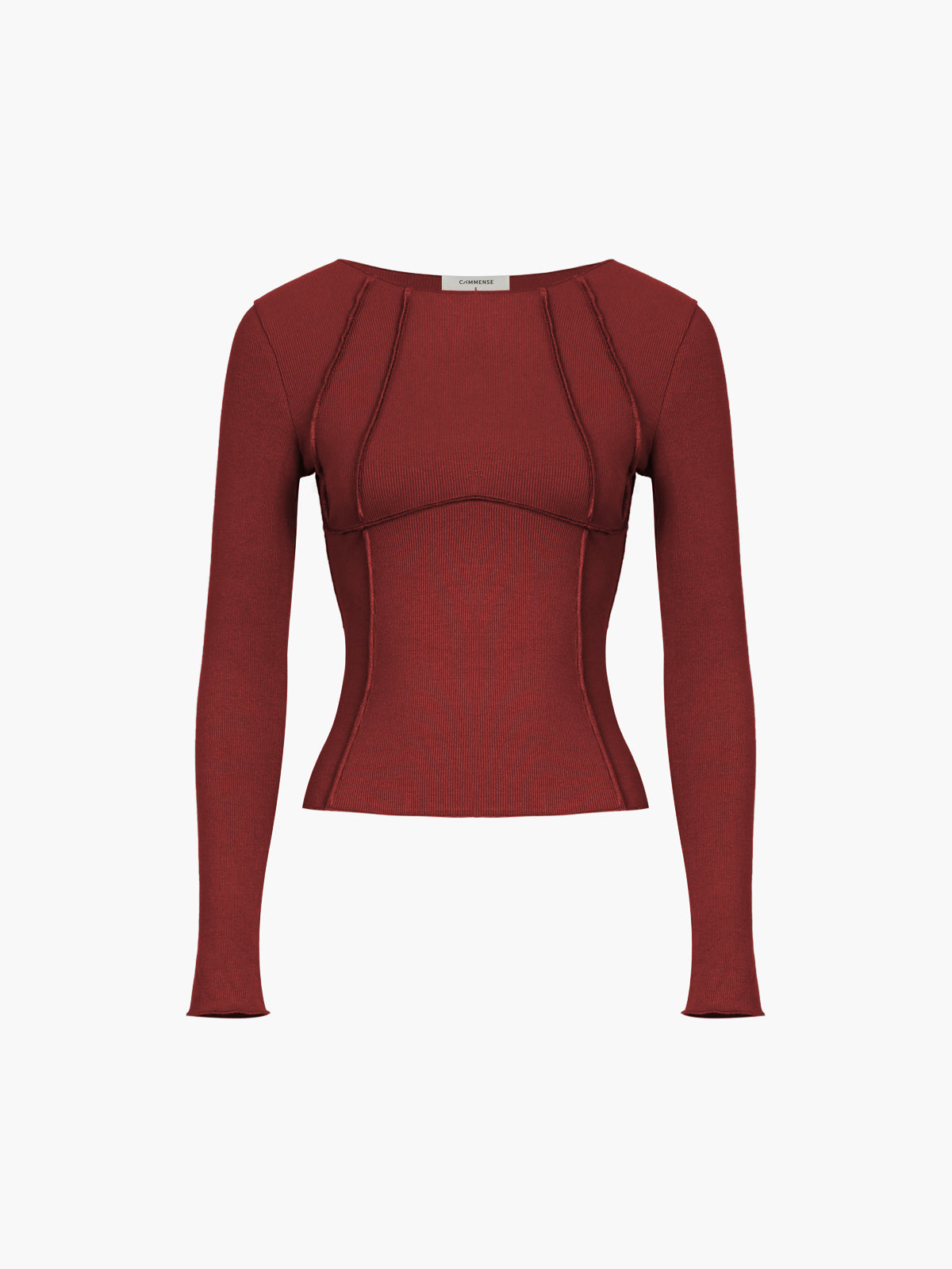 Clara | Elegantes Langarm-Top mit Paspel
