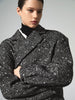 Clara | Eleganter Tweed-Boucle-Wollmantel