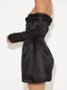 Clara | Schulterfreies Langarm-Minikleid