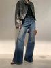 Lisa | Vintage Low Rise Weite Jeans