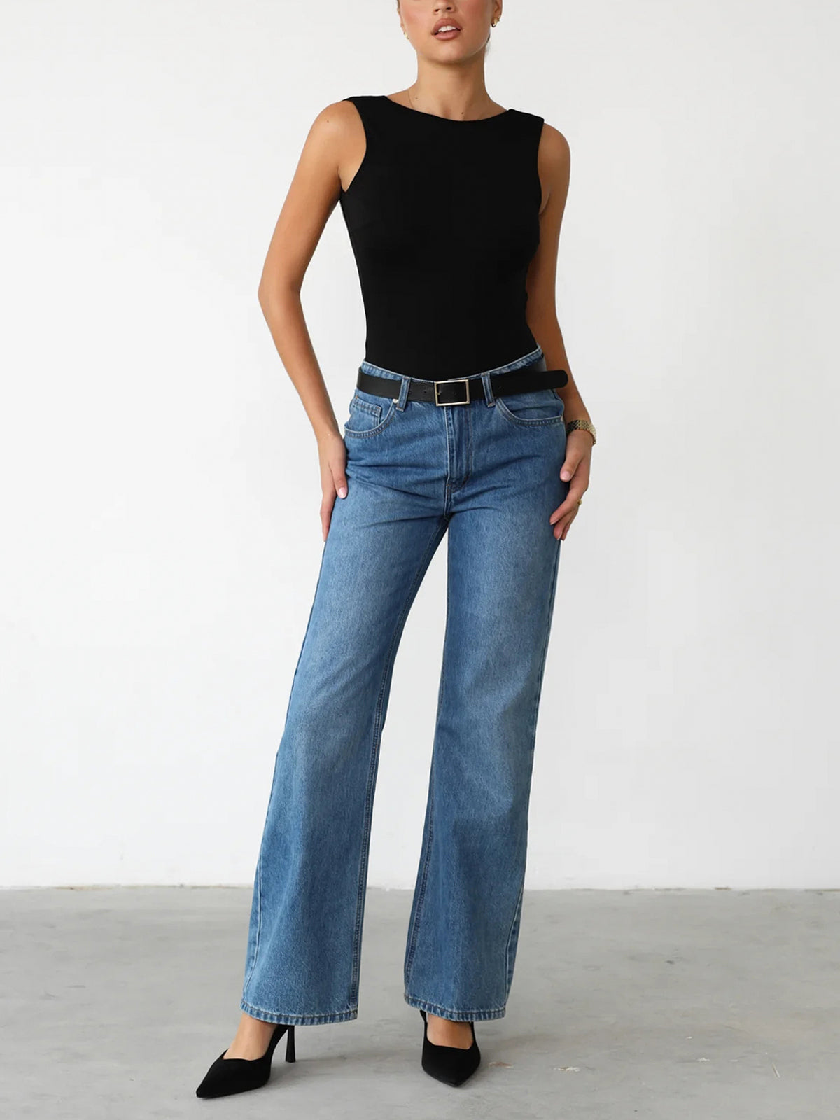 Clara | Slinky Bodysuit mit offenem Rücken