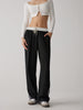 Clara | Weite Hose mit kontrastierendem Bund